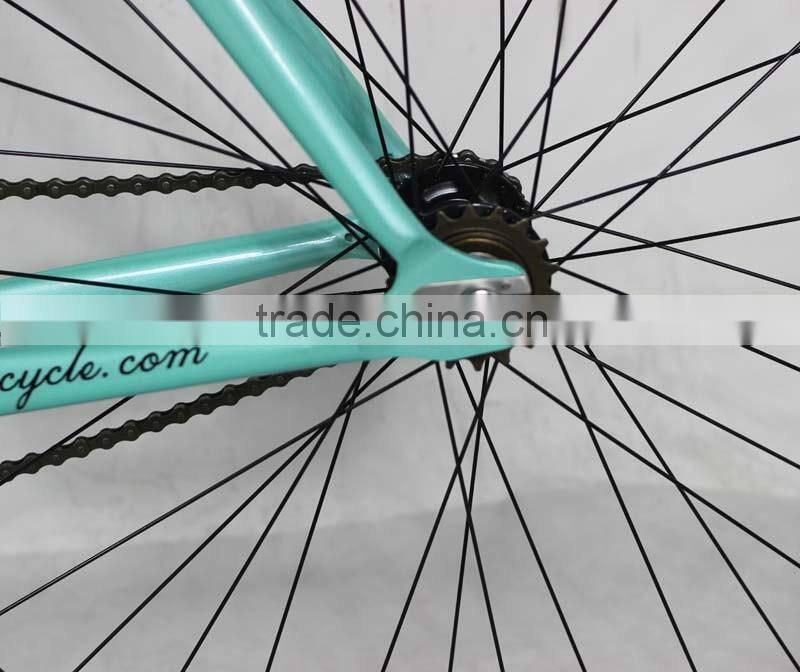 700C aluminum alloy frame track road city bike bicycle cycle cycling with ACCRE wheel sets