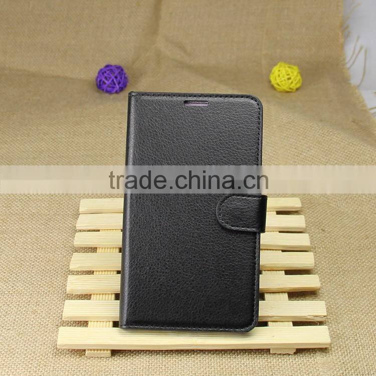 Factory Price Lichee Leather Pouch Wallet Case Folio Stand Cover for Samsung GALAXY Note3 N9000