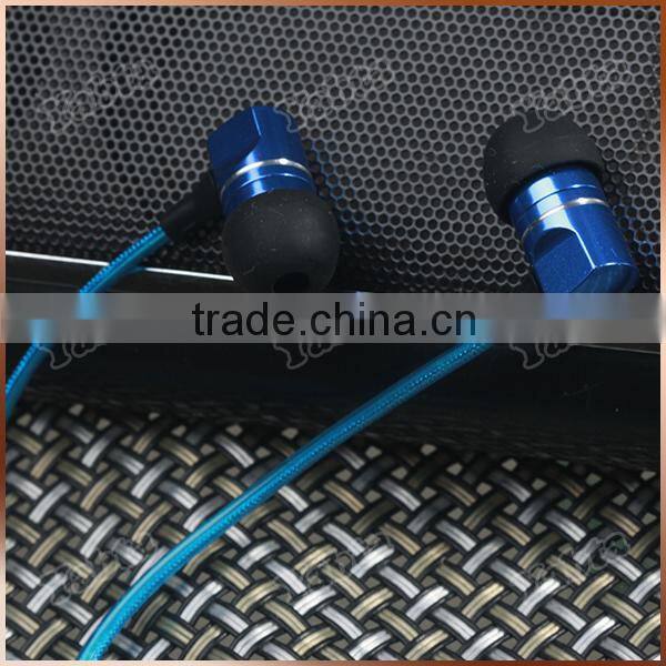 In-Ear Style hot selling Blue LED telephone earphone
