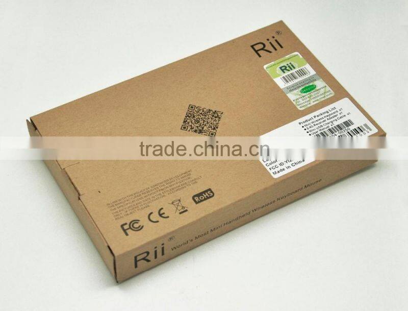 Rii I8 Backlit 2.4GHz Mini Wireless Keyboard Fly Air Mouse with Touchpad Handheld Gaming Keyboard for Tablet PC Android TV