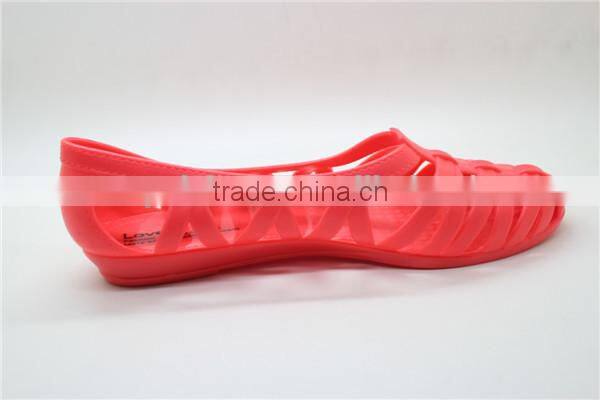 Top trendy sweet girls jelly slippers concise style pvc flops hot flat jelly shoes sandals designer 2015 pvc beach sandals