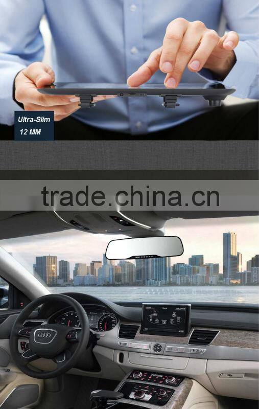 Rearview Mirror Car DVR , Car Black Box Camera