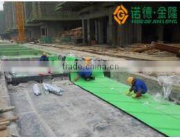 HDPE geomembrane in construction(two cloth and one film) Manufacturers selling