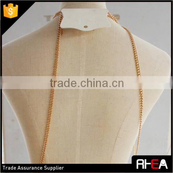 Gold Chain Design Fashion Multi Body Chain Vest Chain Necklace Jewelry