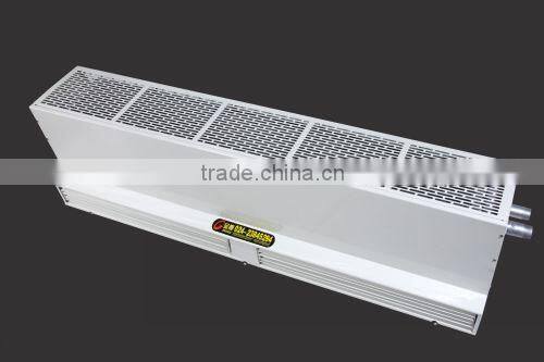 air curtains with water heater