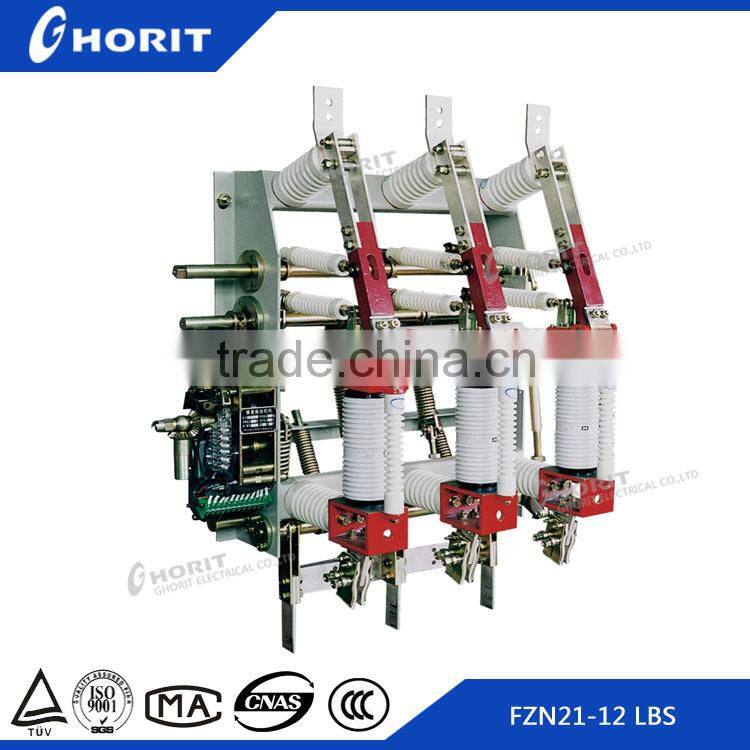 IEC ISO9001 AC indoor 12kv 630a hv vacuum load break switch switchgear FN12-12D/630-20