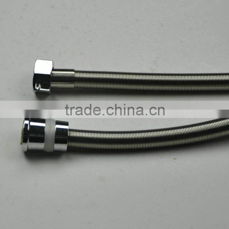 Best quality stainless steel spring Shower tube metal flexible hose with bathroom