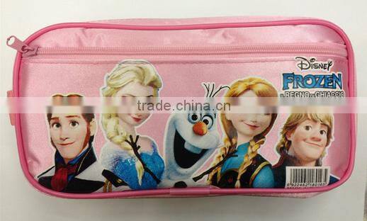 wholesale cool frozen nylon kids pencil case