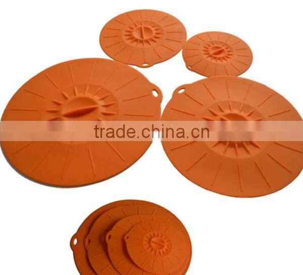 Wholesale Hight Quality Food Grade Heat Resistant Silicone Cover Flexiable Silicone Suction Lid