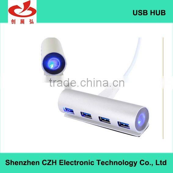 Aluminum alloy 4 port usb 3.0 hub driver from usb hub suppliers