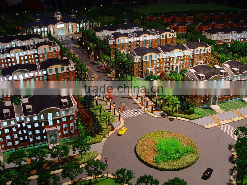 SH Model/ Villa District Building Model Maquette Maker