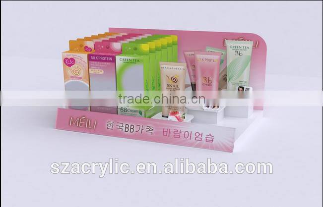 Custom Acrylic makeup display stand