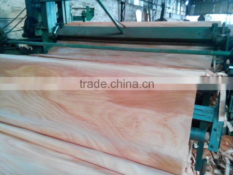 8 ft spindle veneer peeling machine for Gabon Okoume 0.3mm face veneer