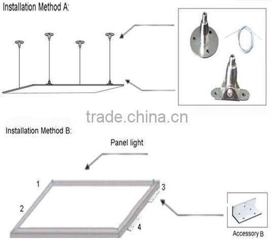 super bright dimmable LED panel light 57W 600X600X12mm