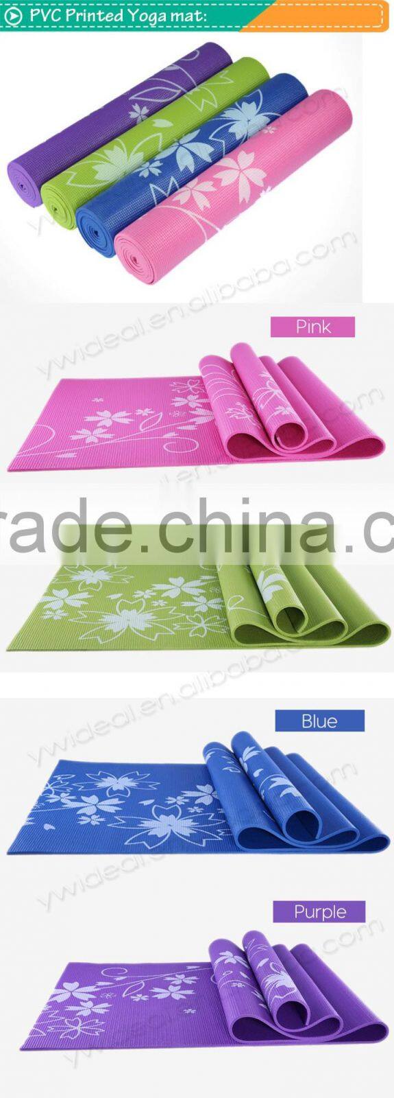 Eco-friendly Colorful Anti-slip Fancy TPE Yoga Mat