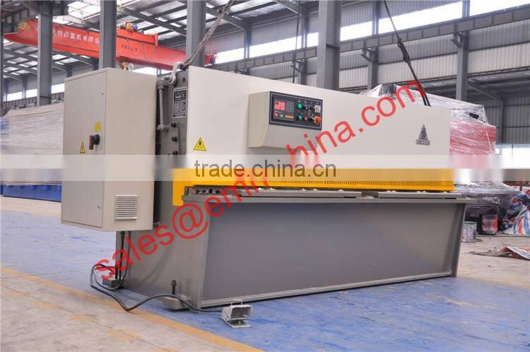 QC12Y-8x4000 hydraulic manual sheet metal shearing machine