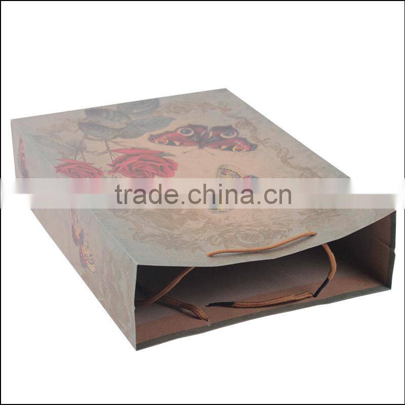 Creative Cheap Price Flowers And Butterfly Stylish Shopping Bags Wholesale