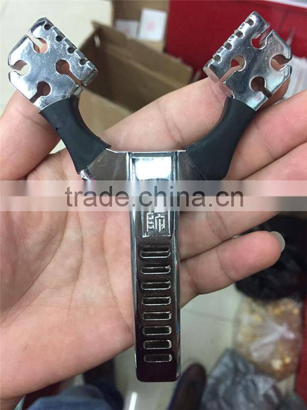 High Quality Simple Style Outdoor Hunting Stainless Steel Slingshot