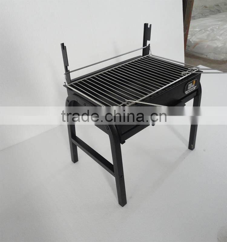 Steel Metal Type simple rectangle bbq grill