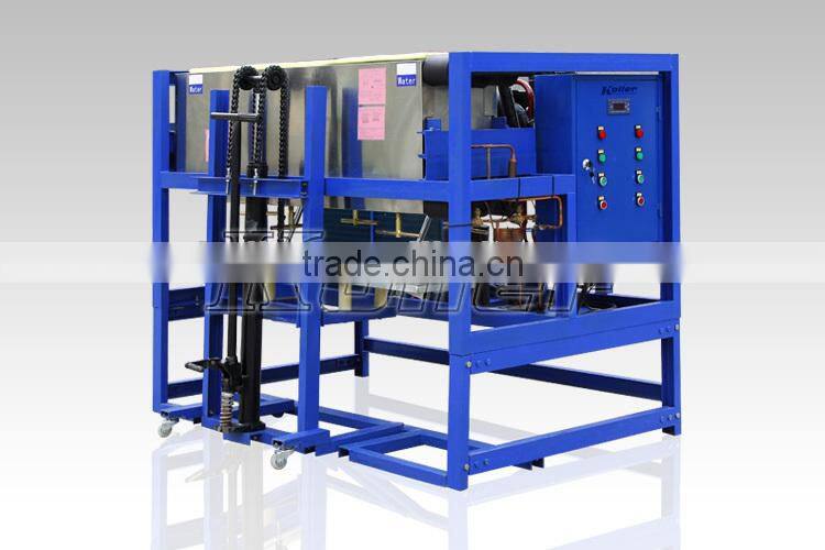 Koller Aluminum Plate New Directly Evaporated Ice Block Machine--1000kg per day