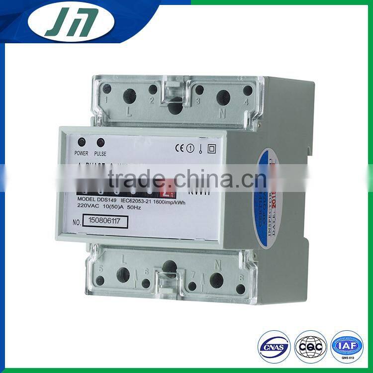 PC cover three 3 phase four 4wire 5 digits Cyclometer display electronic kWh meter