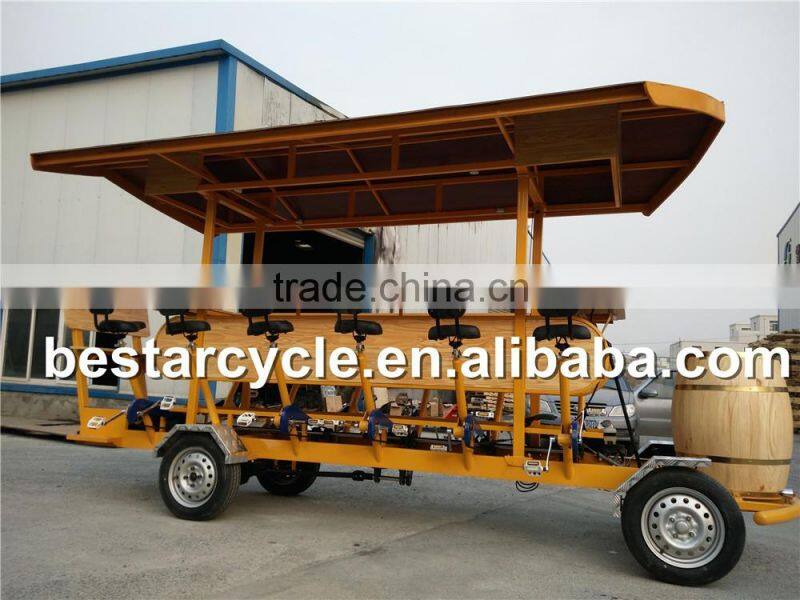 Electrical bicycle 15 person seat pedal pub beer bike