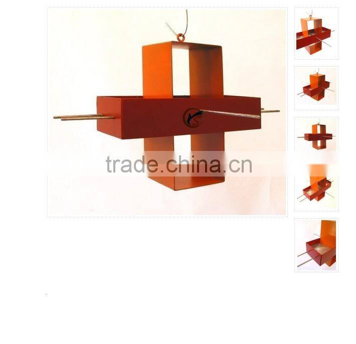 Hot sale hanging garden large metal bird feeder