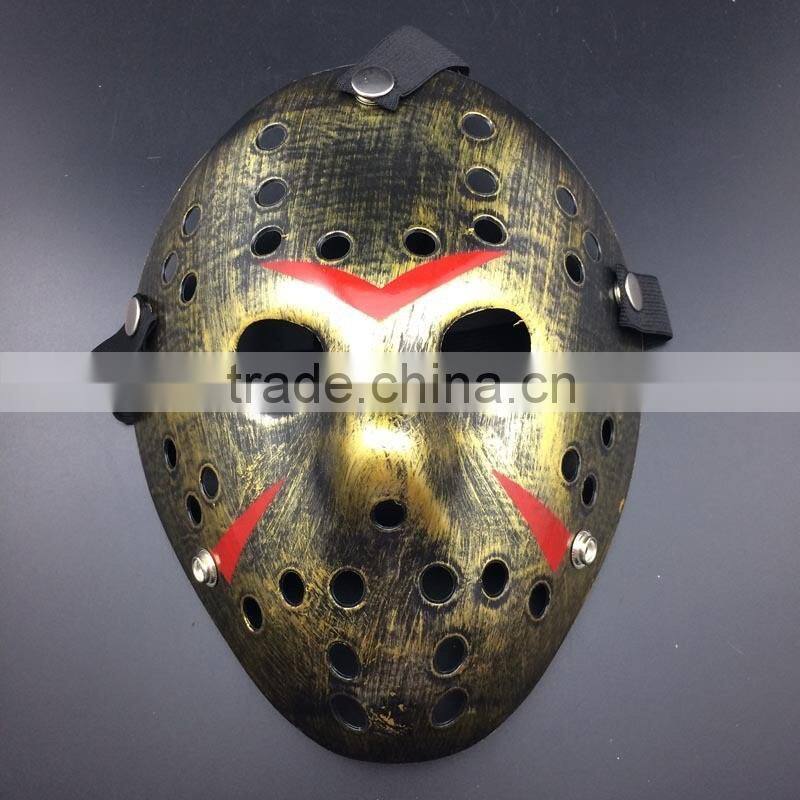 Gold Vintage Party Masks Delicated Jason Voorhees Freddy Hockey Festival Halloween Masquerade Mask