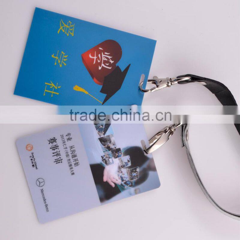 Enviroment friendly newest free design pvc id card pvc plastic cards job card design