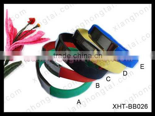Top Quality Silicone Bracelet with Metal, personalized silicone bracelets