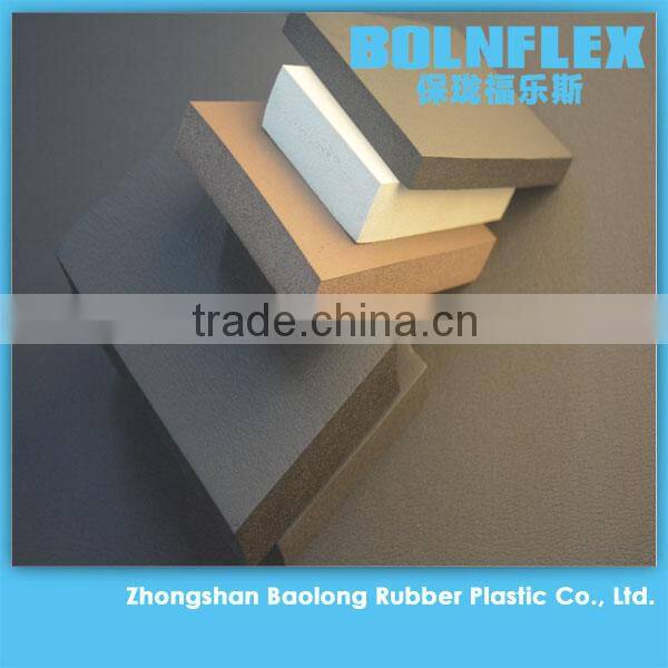 Fireproof Cold And Heat Insulation Flexible Pvc Rubber Foam Board