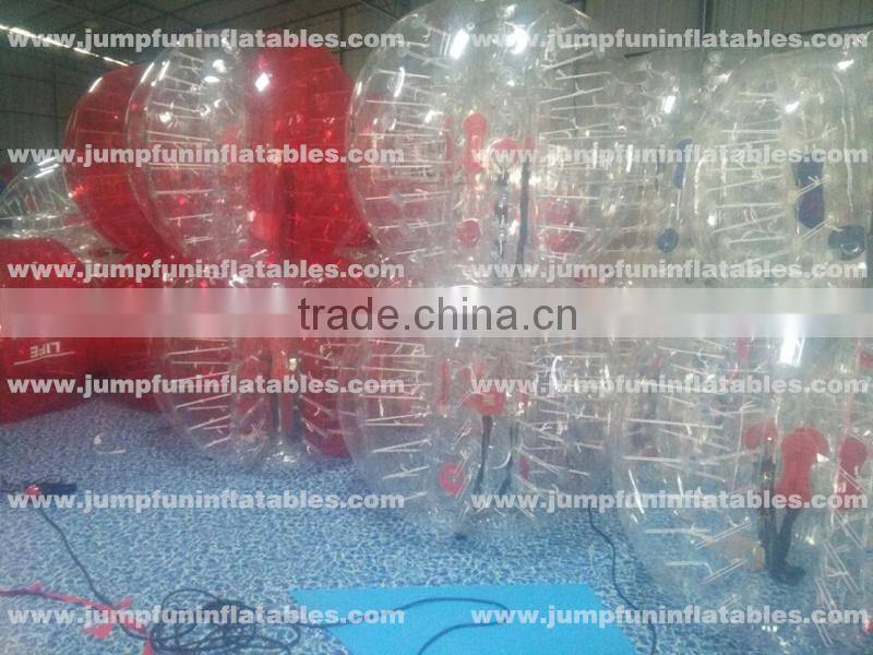 Adults Bubble Football made by PVC and TPU,Size customize Soccer Bumper Ball for commercial