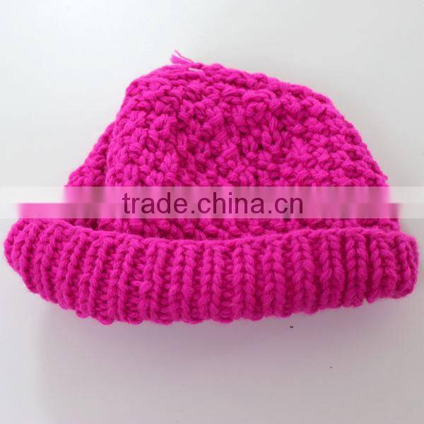 plain beanies wholesale/girls plain beanies/plain beanie cap