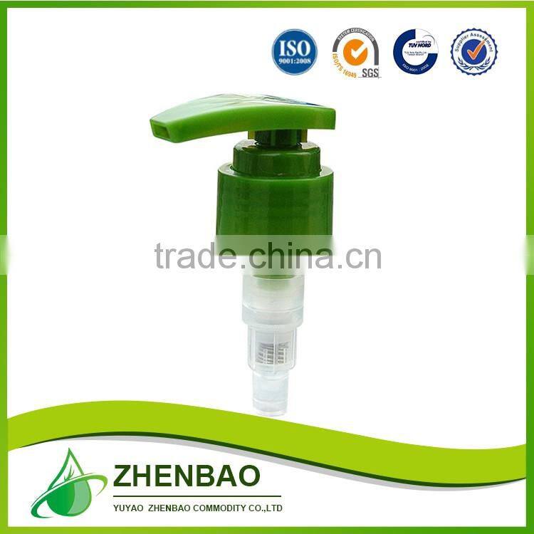Top sale guaranteed quality hand soap lotion pump 28/410 smooth from Zhenbao factory