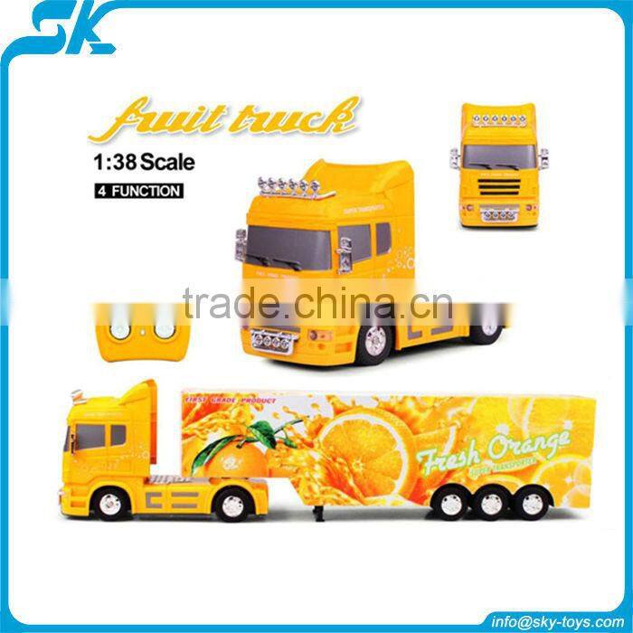 New 1:38 rc heavy fruit truck