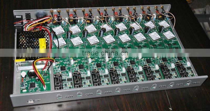 8 FXS Port gsm fixed wireless terminal, gsm voice gateway,IMEI changeable