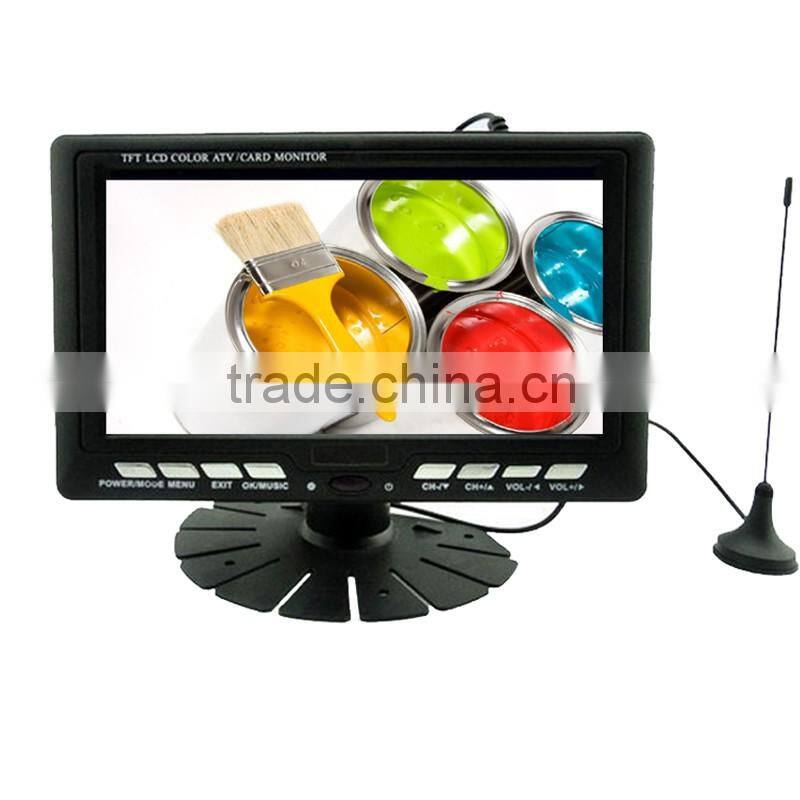 7 inch TFT LCD Card Video Player For Advertisement