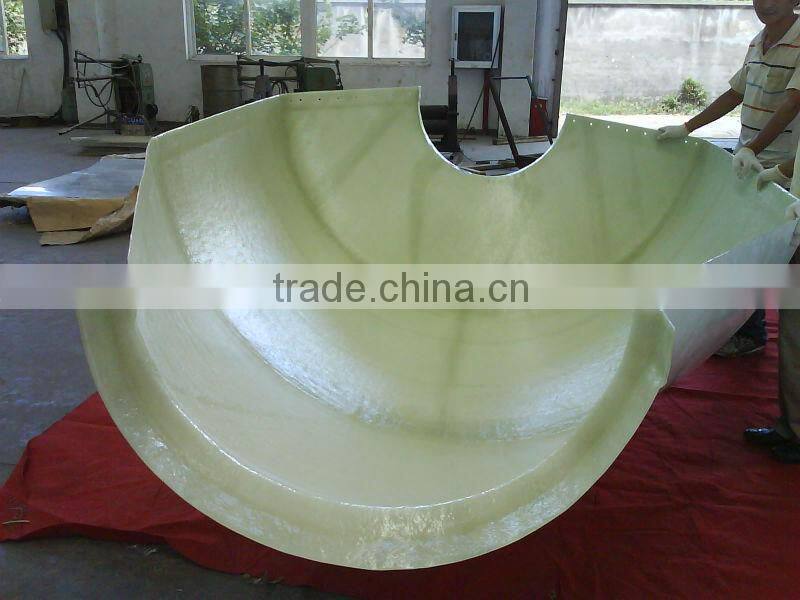 Fiberglass grain storage silo of poultry equipment