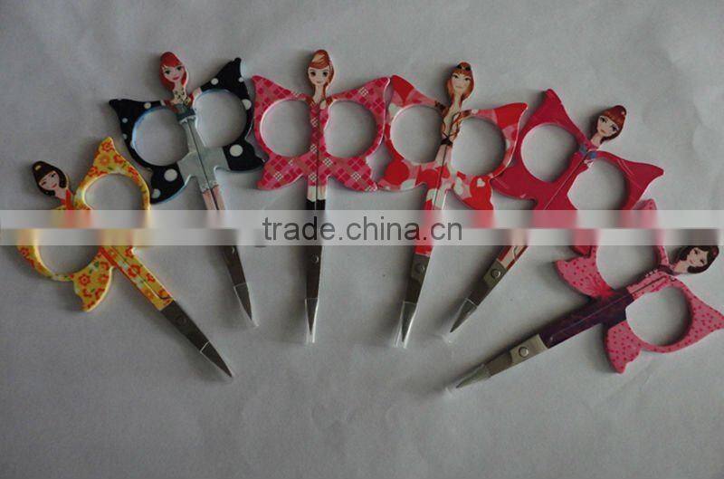Stainless steel yangjiang cosmetic eyebrow scissors