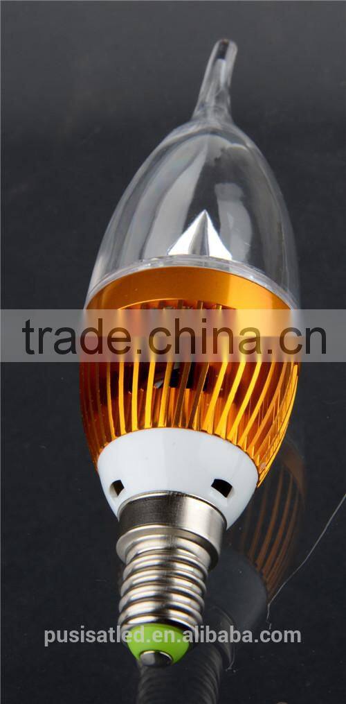 2014 hot sale 240LM 3W LED candle light E14 from china manufacture