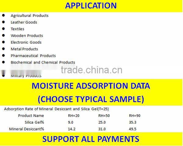 High Misture-proof natural Montmorillonite clay natural absorber