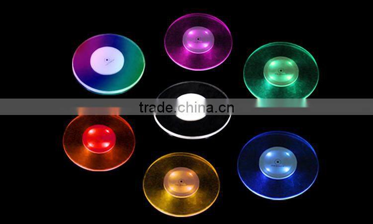 Party Favor Clear Plastic Coaster Led,Bar Coaster