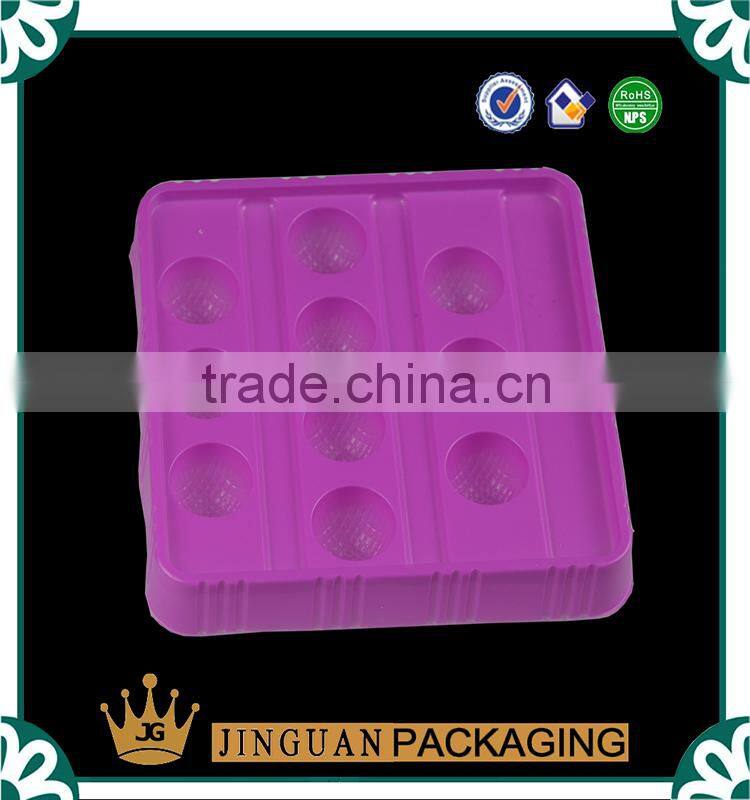 Colorful food grade PET blister chocolate tray