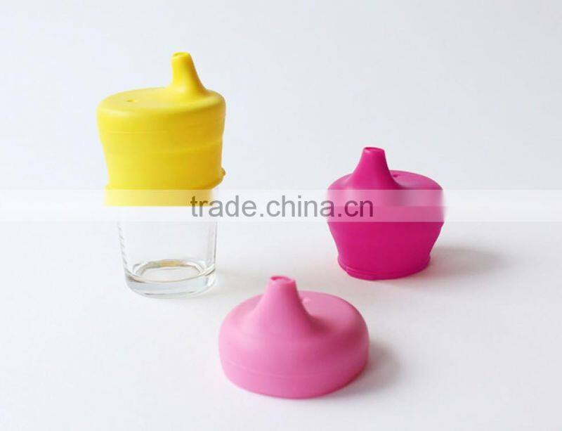 Magic baby drinking silicone cup lids water-tight children universal silicone sippy cup lids