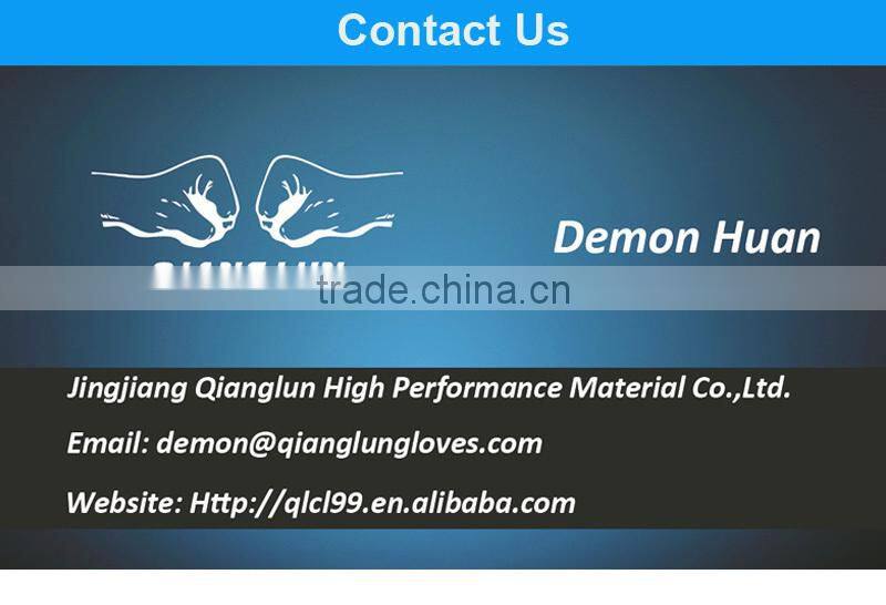 Qianglun ODM Nitrile Coating Bamboo Garden Gloves For Plant