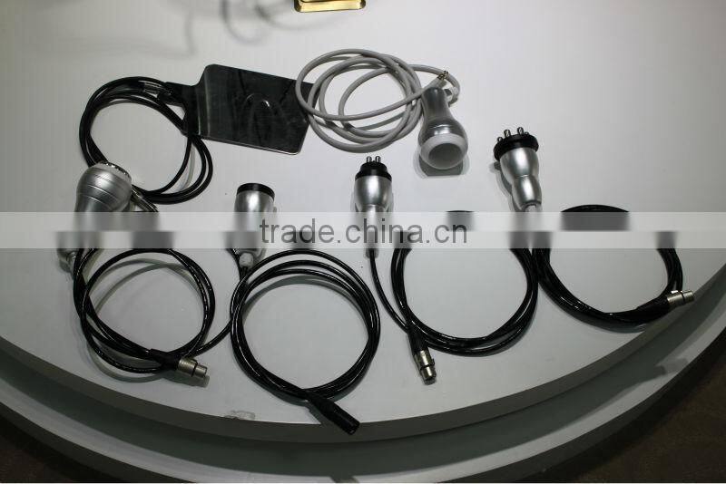 Ultrasonic cavitation slimming machine / RF liposuction Vacuum Machine With 4 Probes