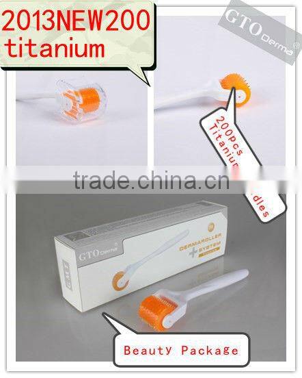 2013 derma skin roller/CE titanium alloy Stretch Mark Removal / Treatment derma roller
