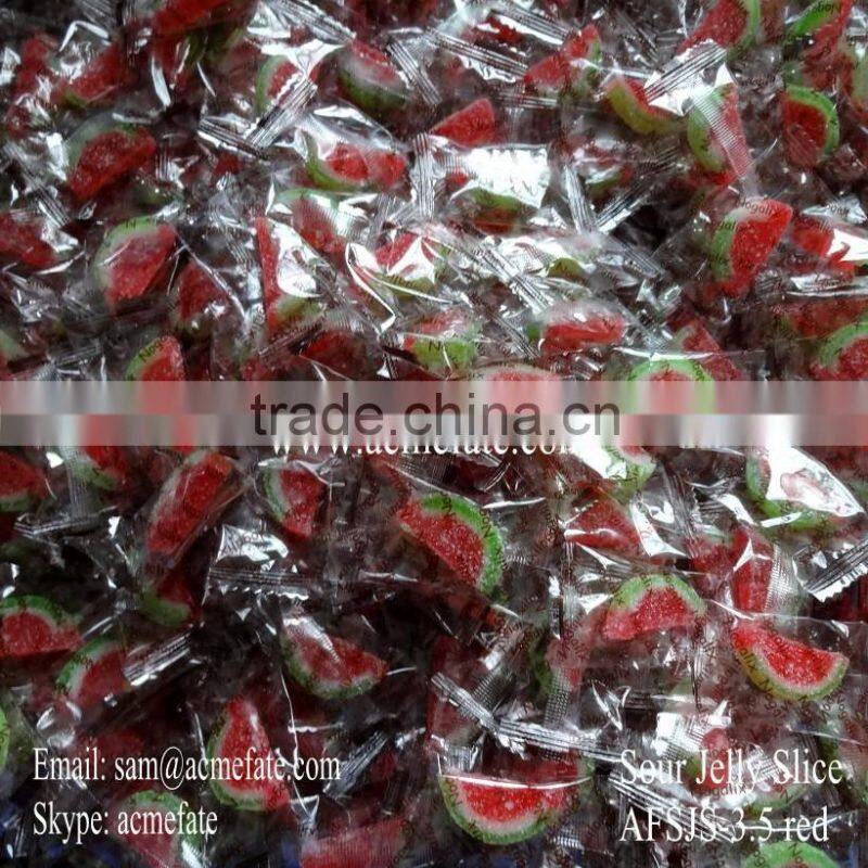 Sweet fruit flavour wholesale soft jelly candy