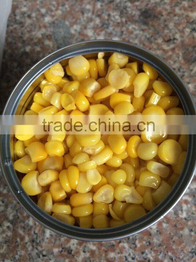 High quality canned sweet corn kernel