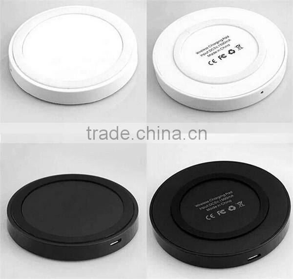 2016 New Wireless Charging Plate Quality Universal Qi Wireless Charger for Samsung Galaxy S7 Magic Disk Stand Qi